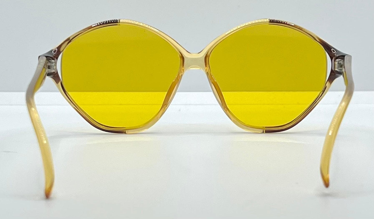 Playboy 4548 10 Vintage Sunglasses w|New Yellow Day|Night Custom Tinted Lenses-Unworn-54mm