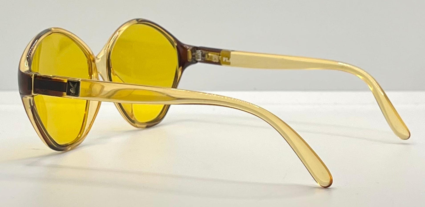 Playboy 4548 10 Vintage Sunglasses w|New Yellow Day|Night Custom Tinted Lenses-Unworn-54mm