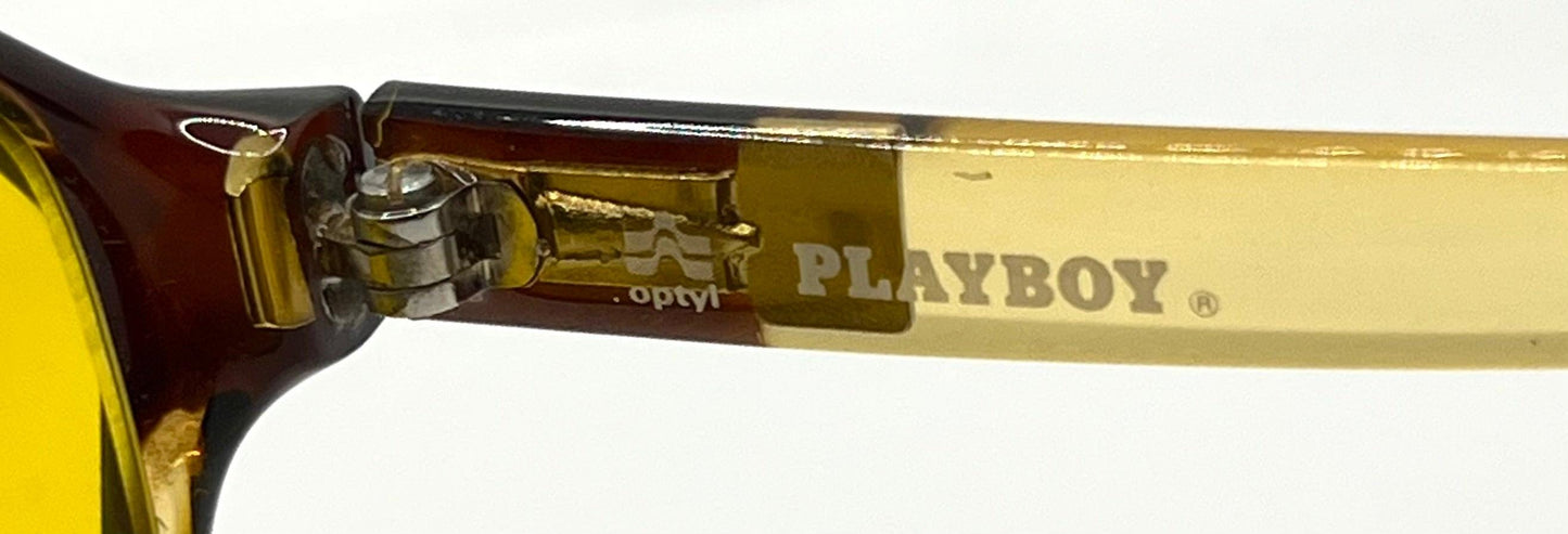 Playboy 4548 10 Vintage Sunglasses w|New Yellow Day|Night Custom Tinted Lenses-Unworn-54mm