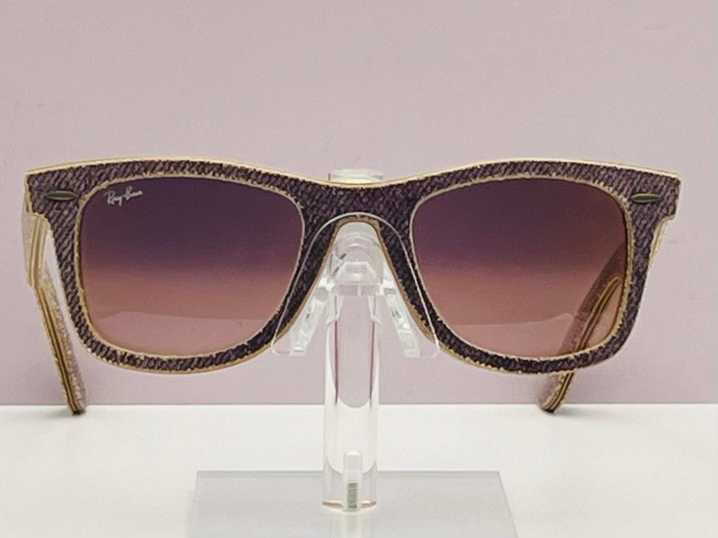 Ray-Ban Original-Wayfarer Denim (Purple Denim) Rb2140 (1167|55) 50Mm Brand New