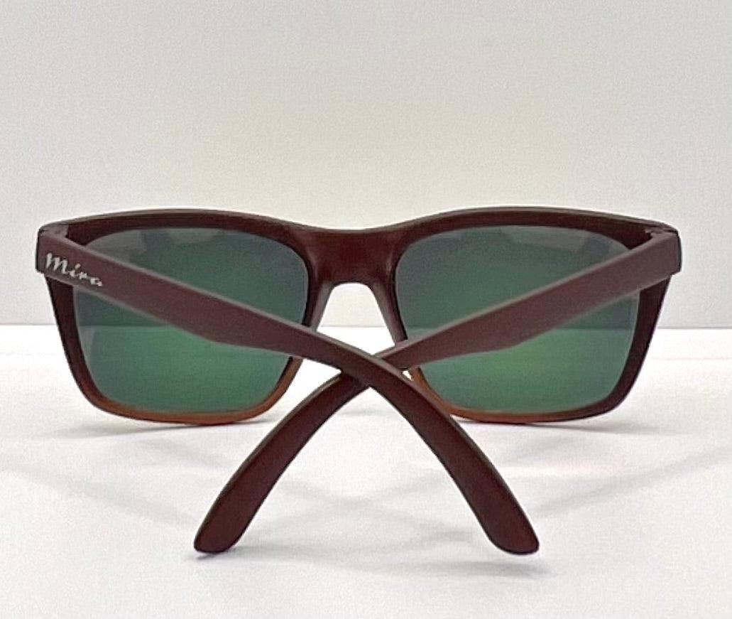 Mira M45 Vintage Sunglasses – Matte Red Frame W| Yellow Mirror Lenses – Nos