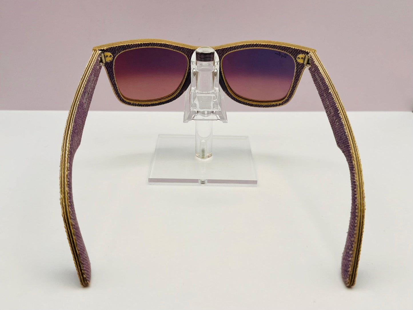 Ray-Ban Original-Wayfarer Denim (Purple Denim) Rb2140 (1167|55) 50Mm Brand New