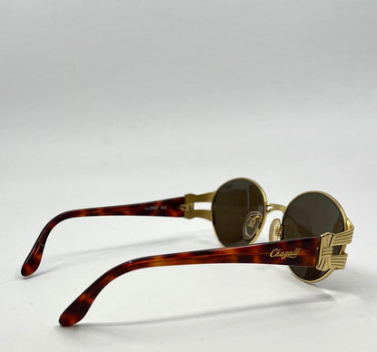 Chagall By Visibilia Ll 2552 002 Vintage Sunglasses – Deadstock Italian Gold & Tortoise-Brown Lenses