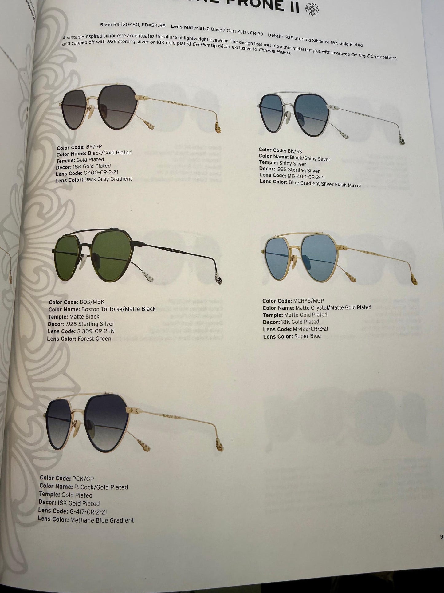Chrome Hearts Eyewear Catalog-Vol.18 Edition 2-Supplemental-Very Collectible-48 Color Pages