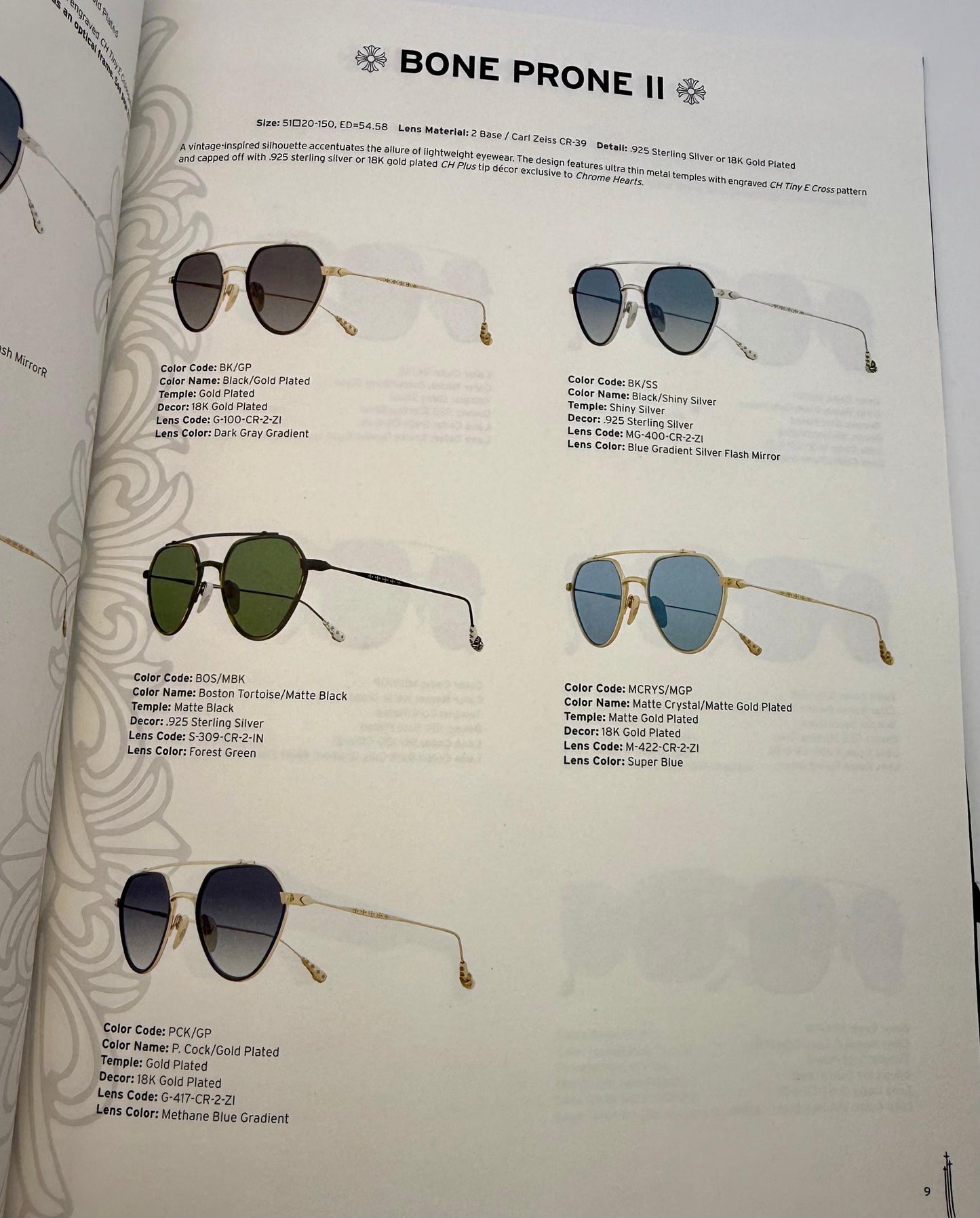 Chrome Hearts Eyewear Catalog-Vol.18 Edition 2-Supplemental-Very Collectible-48 Color Pages