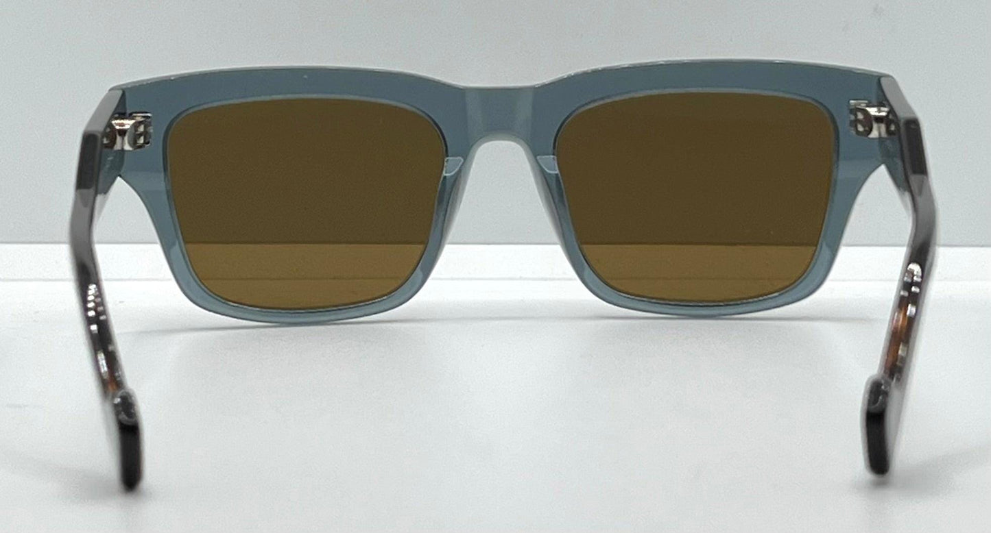 Entourage of 7 Runyon 10-49 Sunglasses-Made in Japan-Transparent Slate Blue|Tortoise-54mm-Full Kit