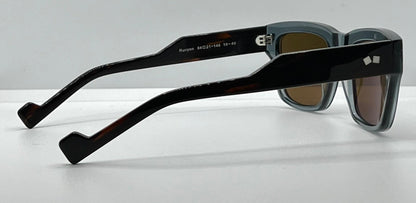 Entourage of 7 Runyon 10-49 Sunglasses-Made in Japan-Transparent Slate Blue|Tortoise-54mm-Full Kit