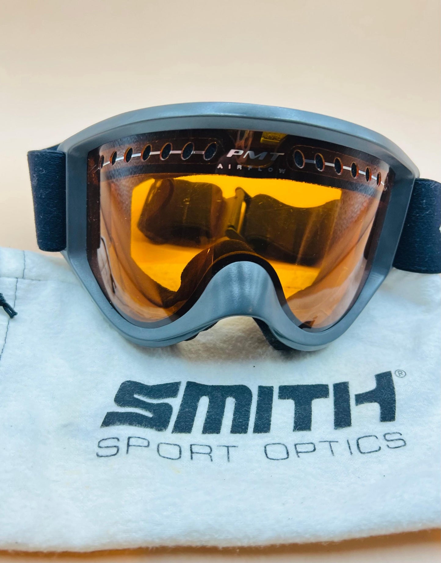 Smith Optics Pmt Airflow Ski|Snowboard Goggles Cobalt Gold Lens Rare Model