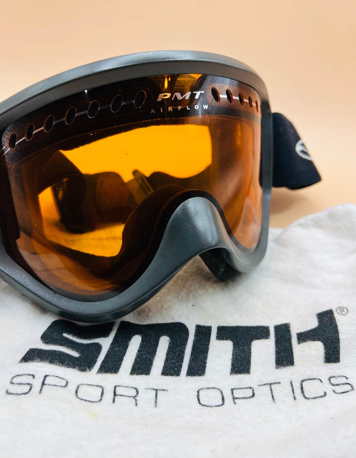 Smith Optics Pmt Airflow Ski|Snowboard Goggles Cobalt Gold Lens Rare Model