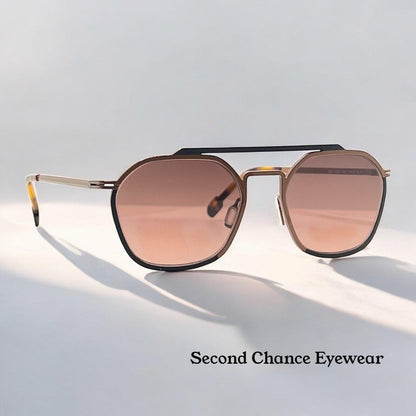 Odette Lunettes “Lonny” B1402 W|Brand New, Custom Gradient Lenses-54Mm-Belgium