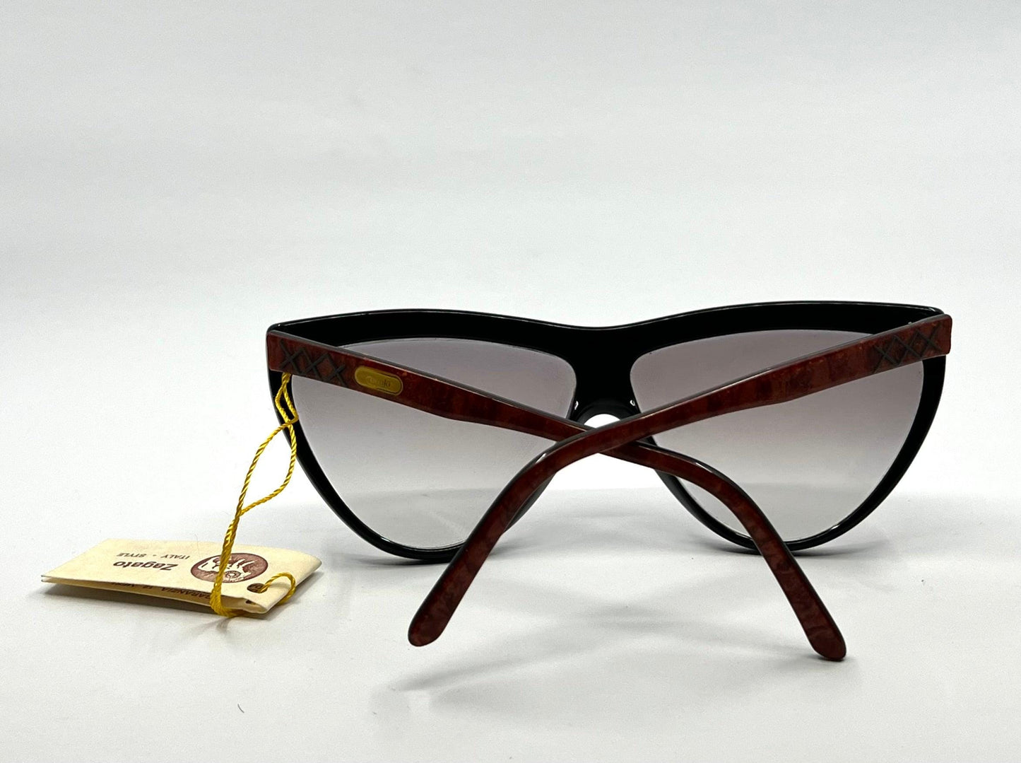 Zagato Drakkar Sunglasses 093 Deadstock Vintage 1980S Handmade Italy Gradient