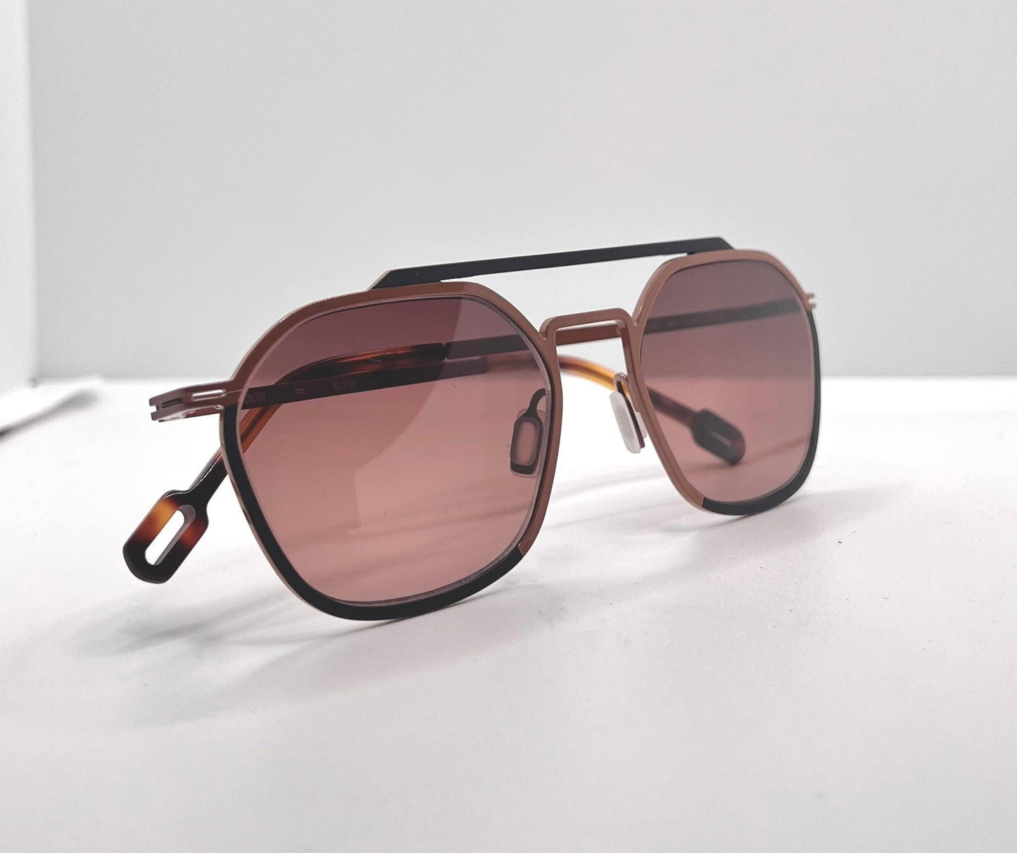 Odette Lunettes “Lonny” B1402 W|Brand New, Custom Gradient Lenses-54Mm-Belgium