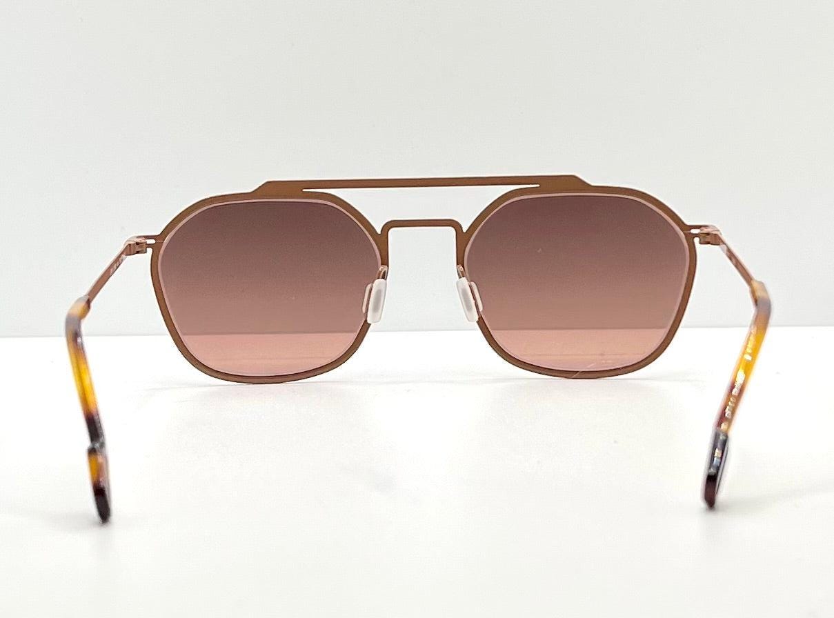 Odette Lunettes “Lonny” B1402 W|Brand New, Custom Gradient Lenses-54Mm-Belgium