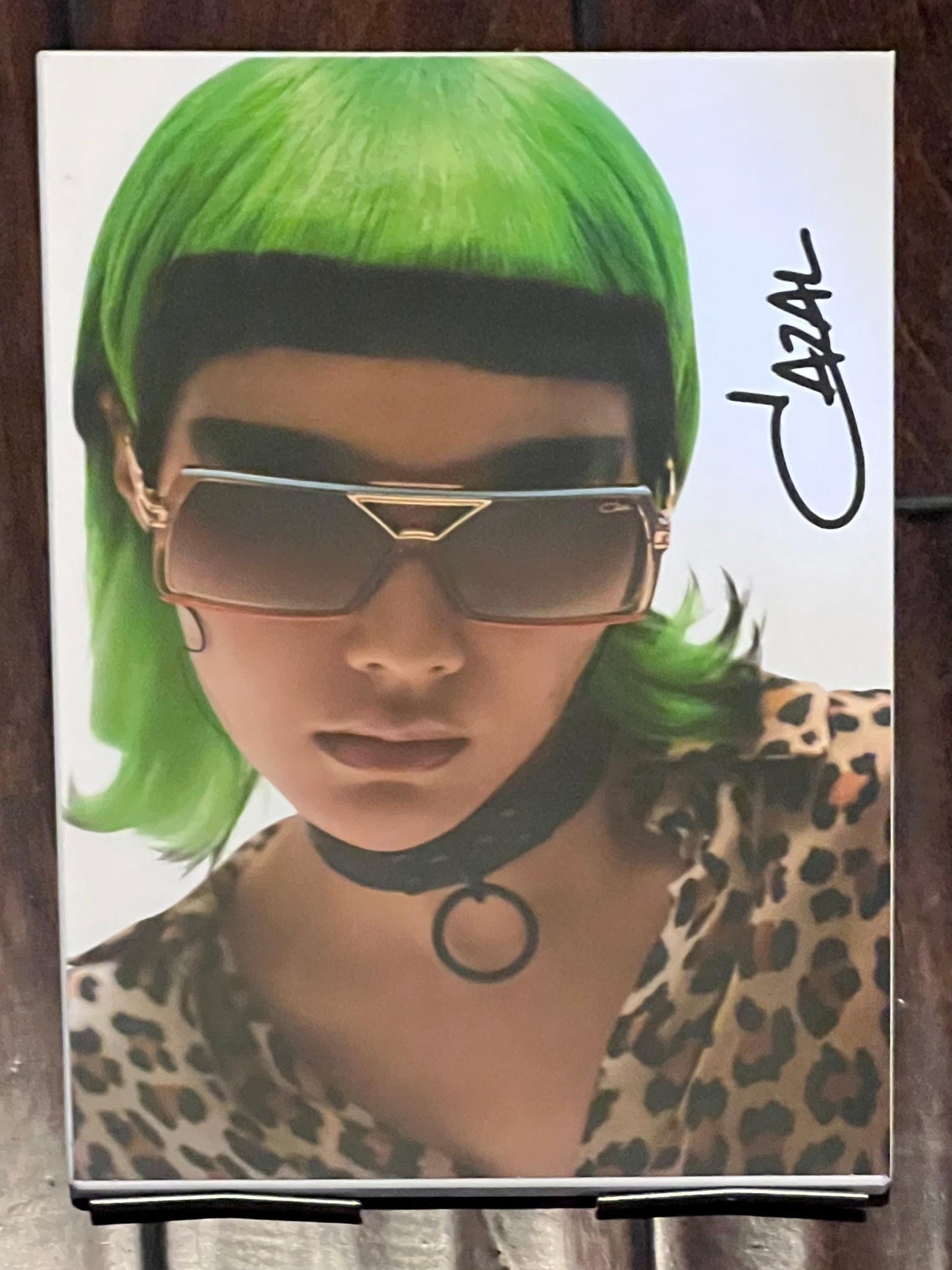 Cazal Counter Cards- Dual Sided Countertop Displays-Metal Foldout Legs-Brand New