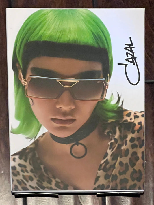 Cazal Counter Cards- Dual Sided Countertop Displays-Metal Foldout Legs-Brand New