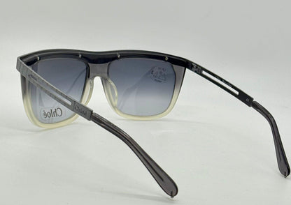 Chloé Cl2186 C01-Vintage Shield Sunglasses-Rare|Unworn-France-58Mm-Grey Gradient