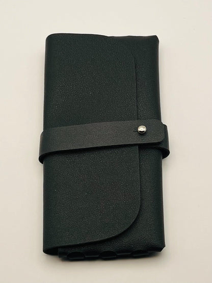 The 4 Pack: Soft Eco-Friendly Leather-Eyeglasses Case- Sleek & Secure - Perfect Fit!