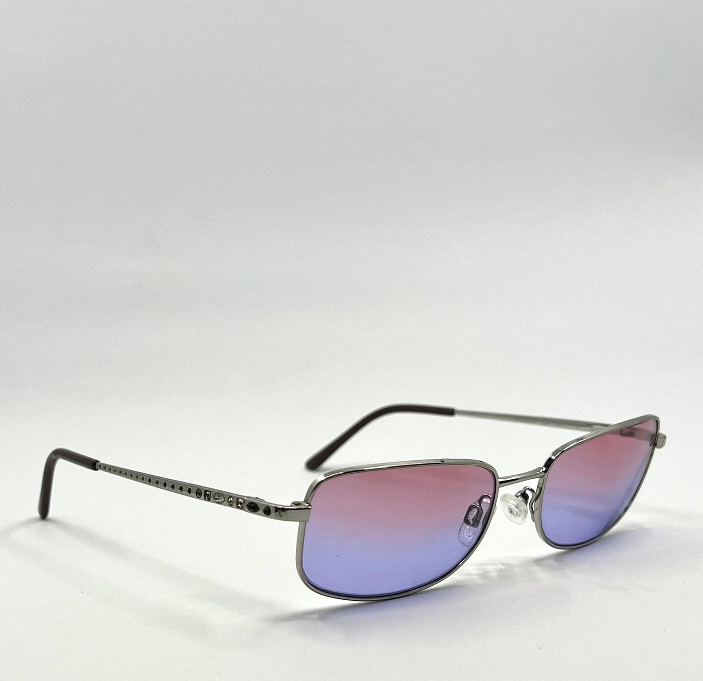 Donna Karan Dk3502-B 1002 Vintage Sunglasses W|New Gradient Tint Custom Lenses-Italy