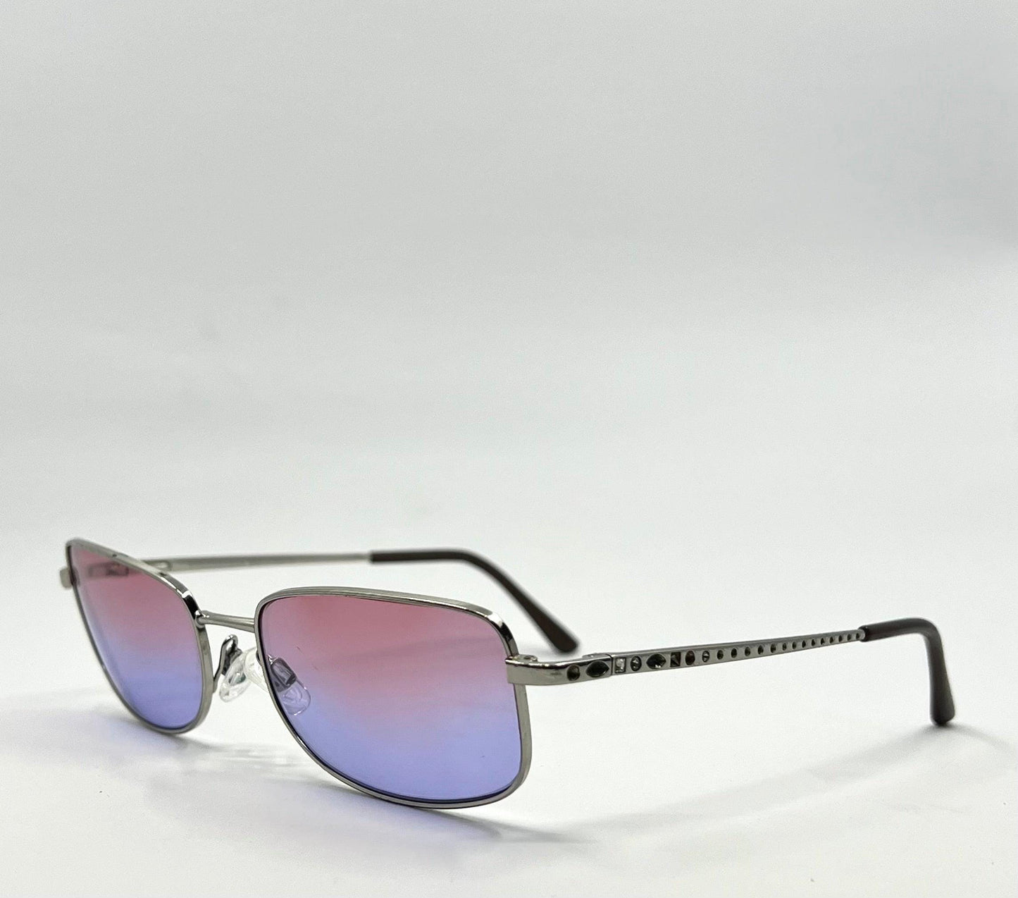 Donna Karan Dk3502-B 1002 Vintage Sunglasses W|New Gradient Tint Custom Lenses-Italy