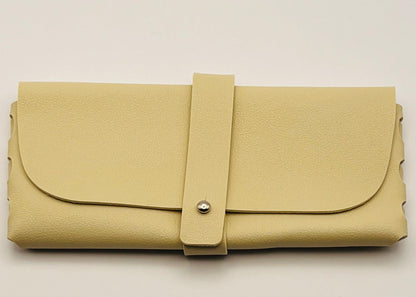 The 4 Pack: Soft Eco-Friendly Leather-Eyeglasses Case- Sleek & Secure - Perfect Fit!