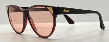 Galileo Pld-14 Vintage Sunglasses W|New, Pink Tint Custom Lenses-57Mm-Italy-Unworn
