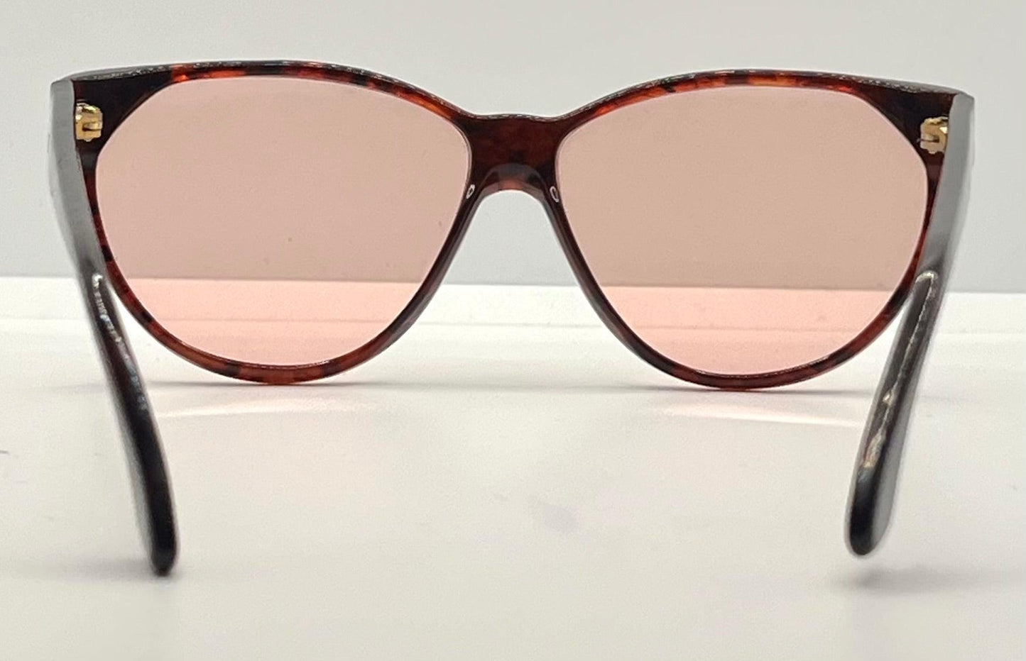 Galileo Pld-14 Vintage Sunglasses W|New, Pink Tint Custom Lenses-57Mm-Italy-Unworn