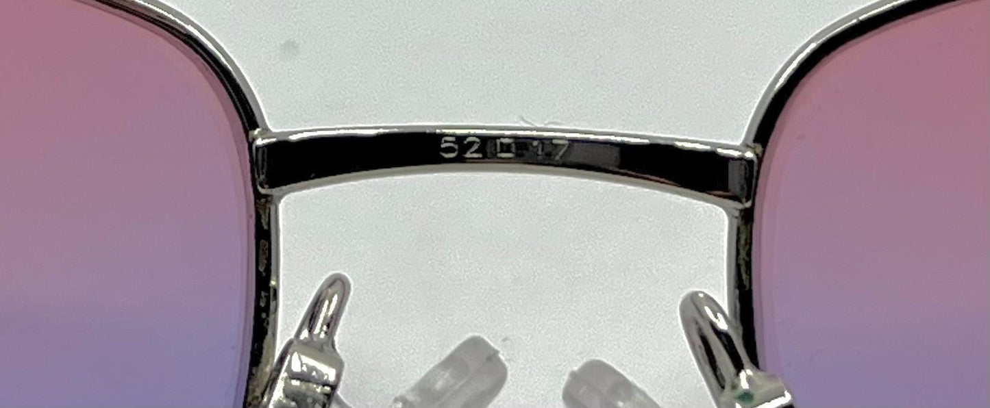 Donna Karan Dk3502-B 1002 Vintage Sunglasses W|New Gradient Tint Custom Lenses-Italy