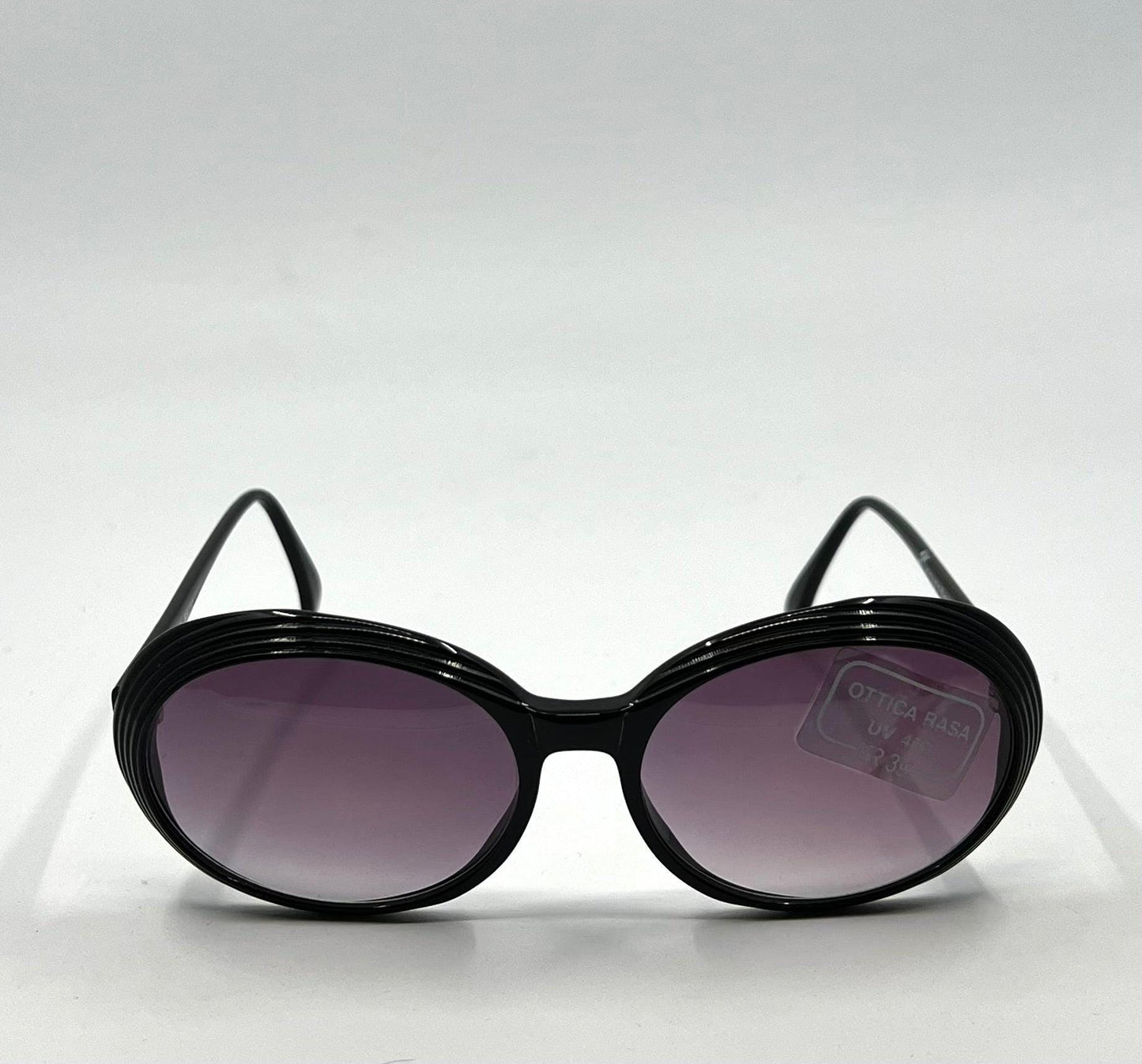 Courrèges Paris S50 Bk 140 Oversized Round Sunglasses-Vintage|Deadstock-Original Gradient Lenses-France