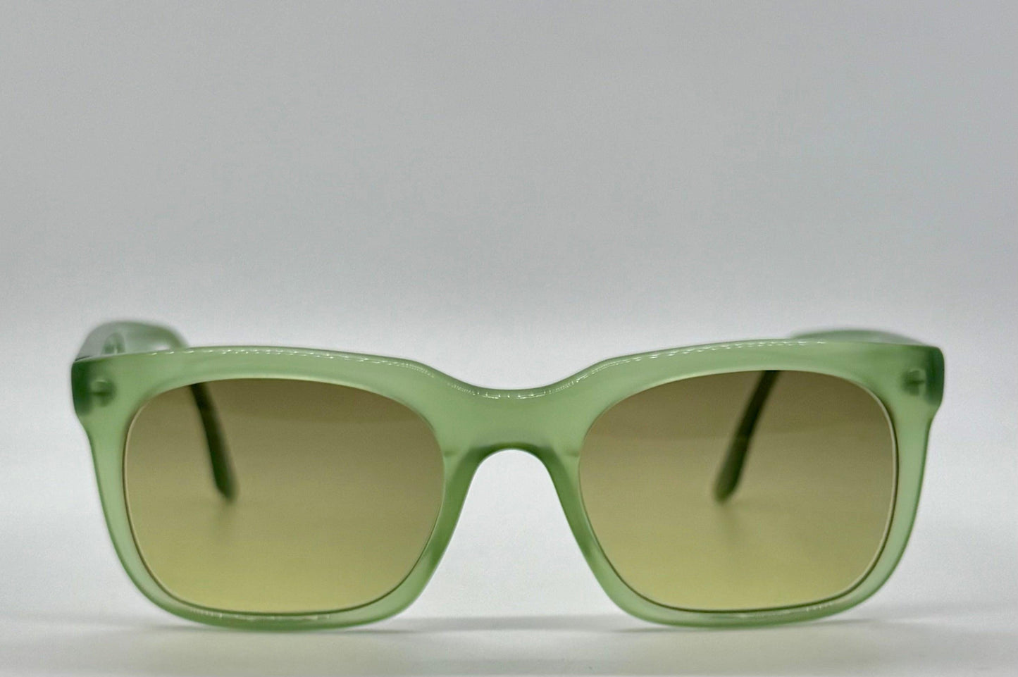 Cutler and Gross M:0974 Green Vintage Sunglasses w|New Olive–Citrus Gradient Custom Lenses-50mm