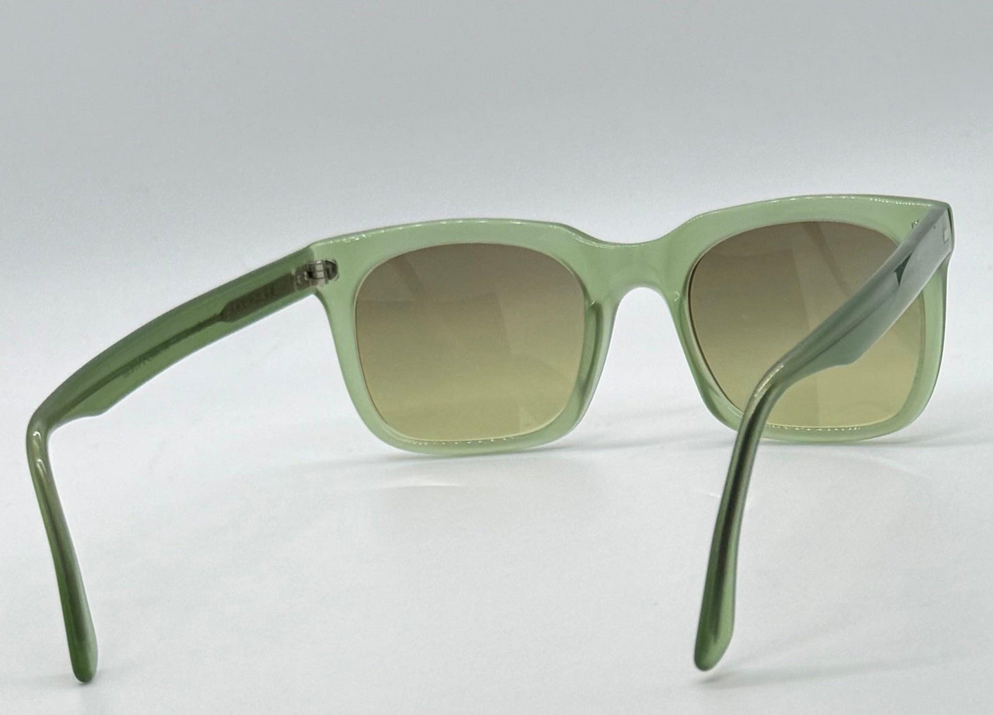 Cutler and Gross M:0974 Green Vintage Sunglasses w|New Olive–Citrus Gradient Custom Lenses-50mm