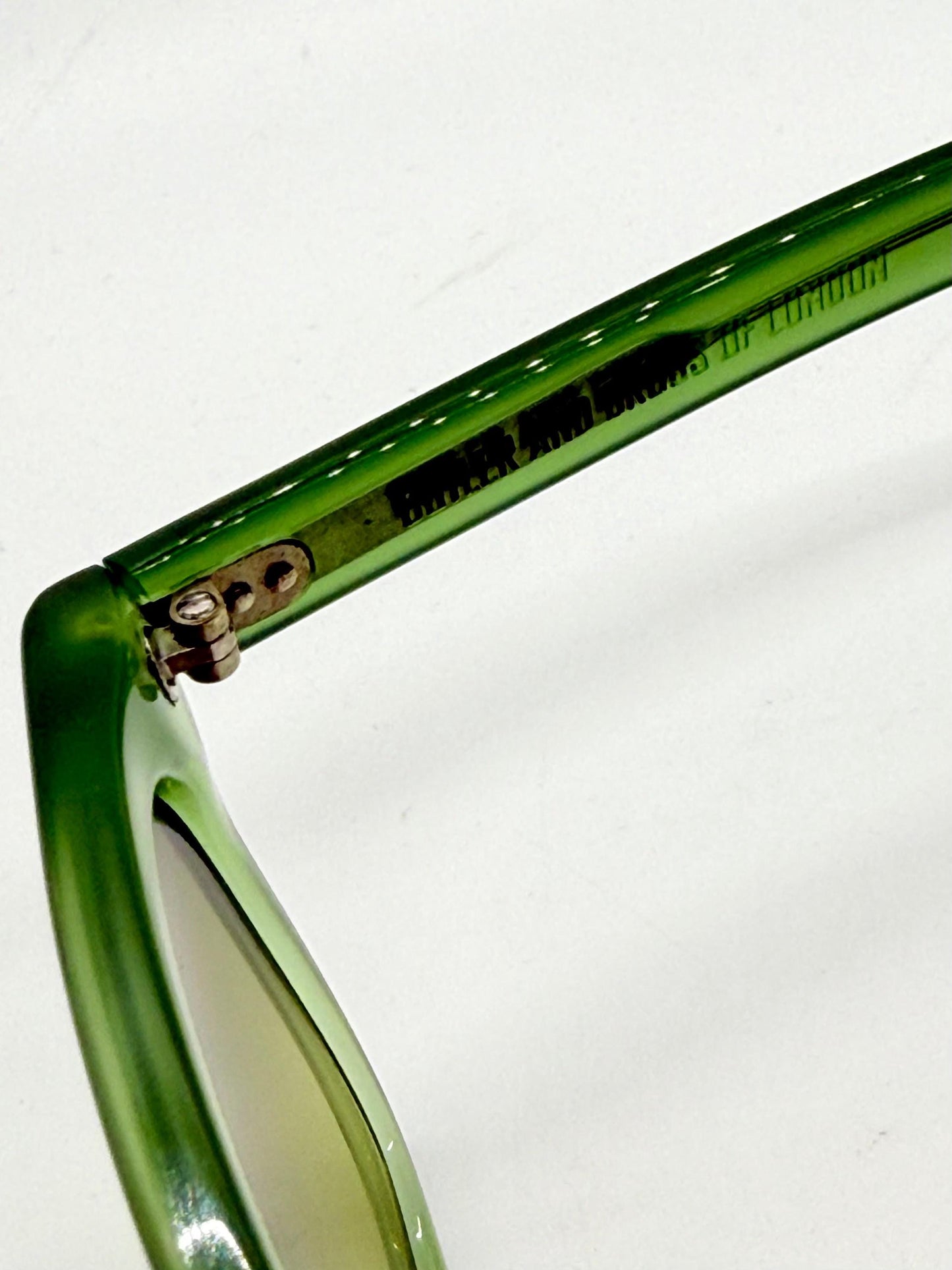 Cutler and Gross M:0974 Green Vintage Sunglasses w|New Olive–Citrus Gradient Custom Lenses-50mm