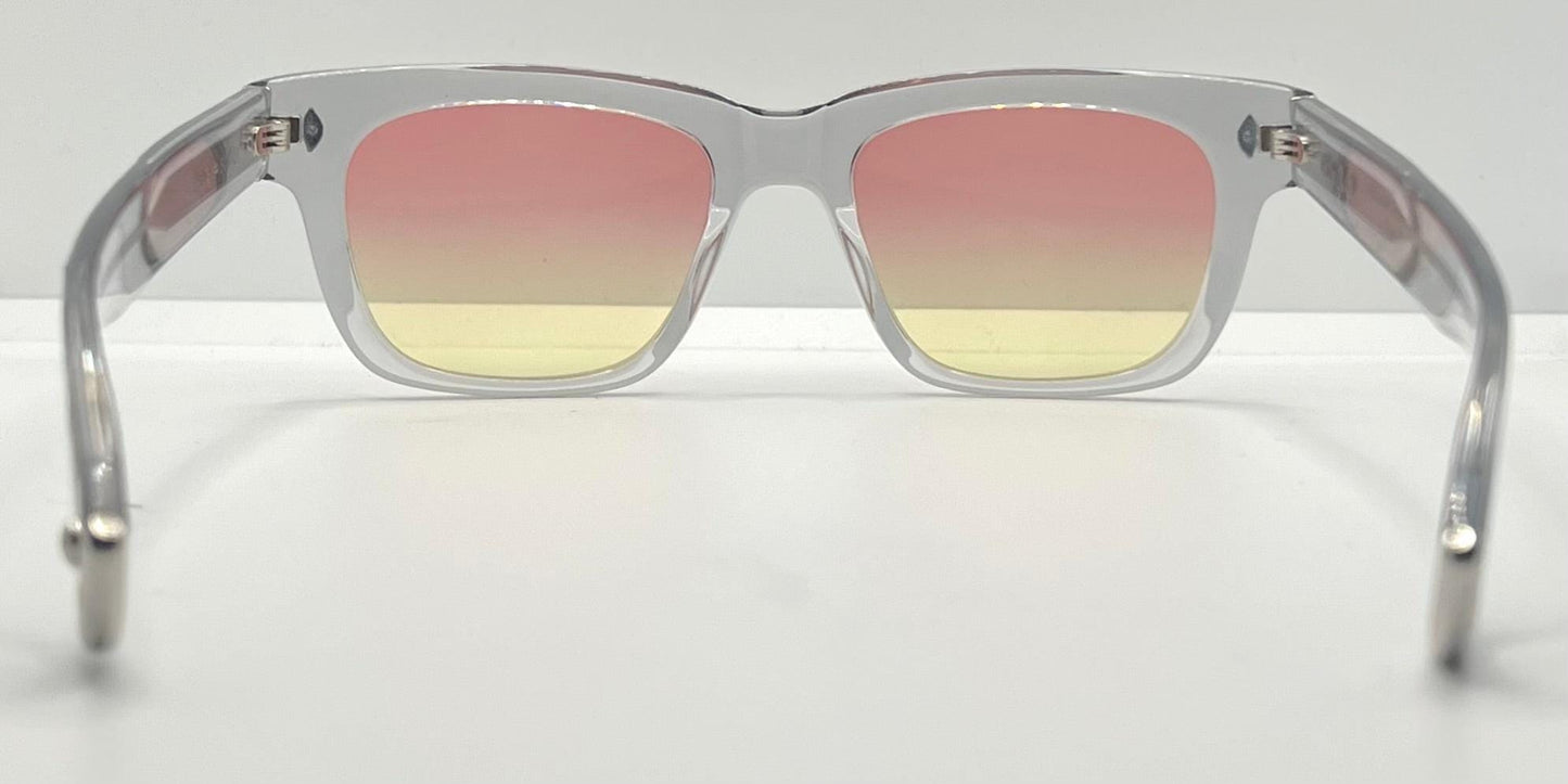 Garrett Leight X Officine Générale Ogx Crystal W|New, Custom Gradient Lenses