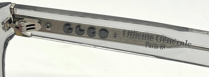 Garrett Leight X Officine Générale Ogx Crystal W|New, Custom Gradient Lenses