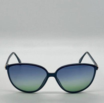 Silhouette M 1709 C 5504 Vintage Sunglasses w|New Blue-to-Green Custom Gradient Lenses