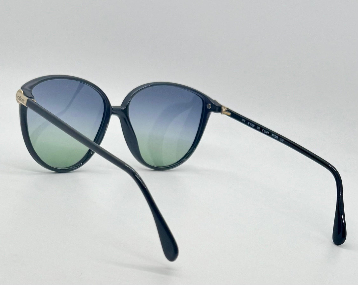 Silhouette M 1709 C 5504 Vintage Sunglasses w|New Blue-to-Green Custom Gradient Lenses