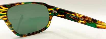 Deadstock Kala Eyewear - Usa Made Green|Brown|Amber Tortoise Shell Sunglasses