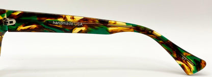 Deadstock Kala Eyewear - Usa Made Green|Brown|Amber Tortoise Shell Sunglasses
