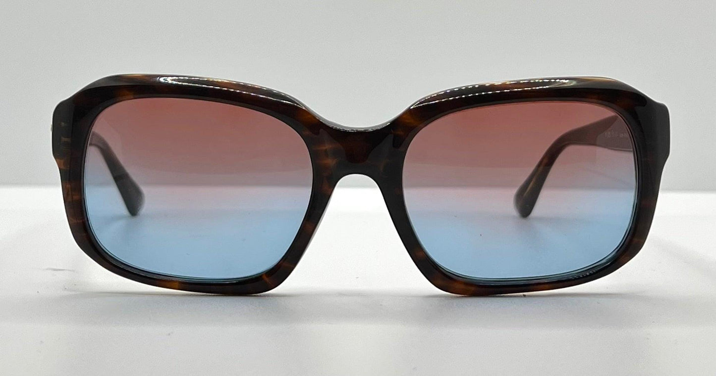 Em Hutch Sterling-Opt F.23 – 51-20 – Made In Japan – Custom Gradient Rose To Light Blue Lenses