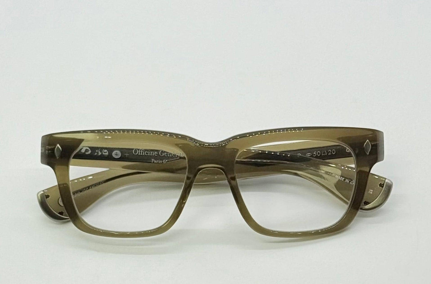 Garrett Leight X Officine Générale 118 Olio-Limited Collab-New|Unworn-Full Kit-50Mm