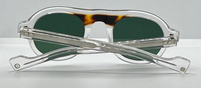 Entourage Of 7 “Decker”-Crystal & Tortoise-Green Lens-Brand New | Unworn-Full Kit