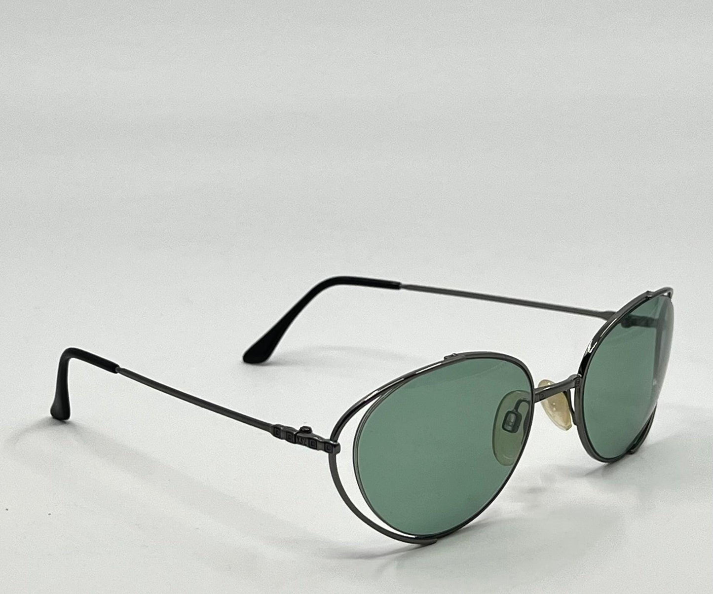Vintage Yves Saint Laurent 4163 Sunglasses w|New Solid Green Custom Tinted Lenses-Unworn