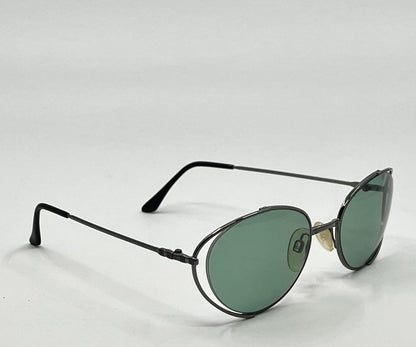 Vintage Yves Saint Laurent 4163 Sunglasses w|New Solid Green Custom Tinted Lenses-Unworn