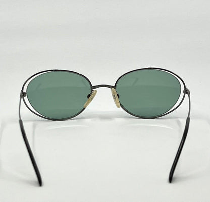 Vintage Yves Saint Laurent 4163 Sunglasses w|New Solid Green Custom Tinted Lenses-Unworn