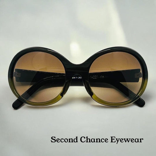 Christian Roth 14221 Kh Vintage Y2K-New|Old Stock Sunglasses-Two Tone Fade Rim-Made In Japan