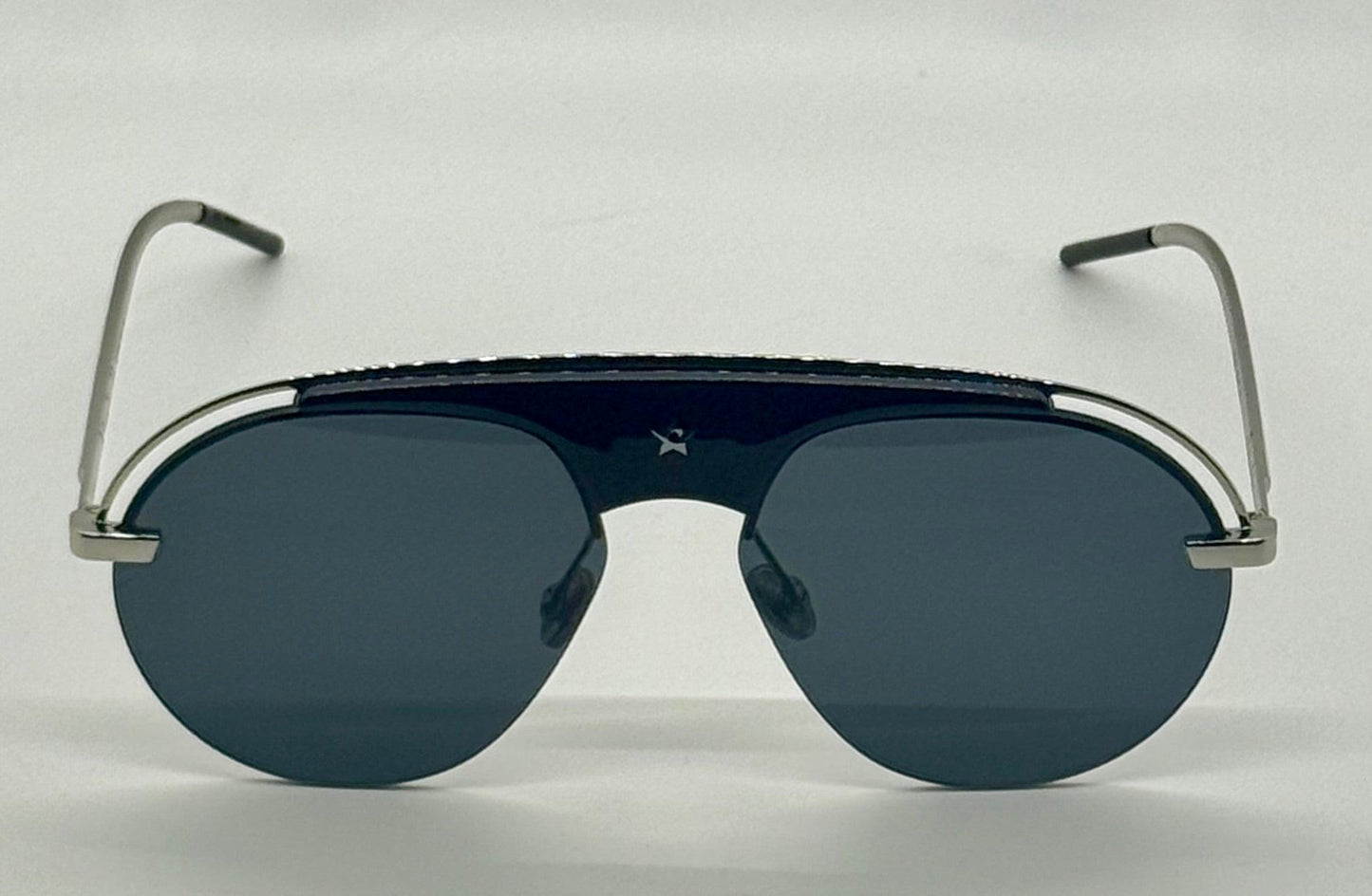 Dior Csa2K Dio(R)Evolution Sunglasses Black|Nickel Grey-Full Kit-New|Unworn