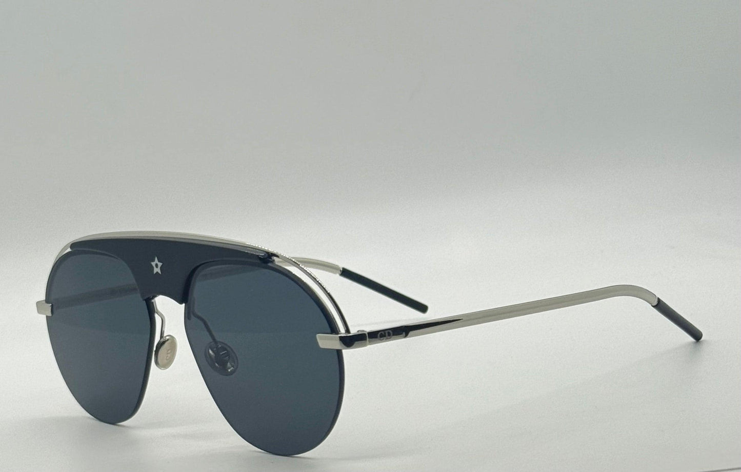 Dior Csa2K Dio(R)Evolution Sunglasses Black|Nickel Grey-Full Kit-New|Unworn