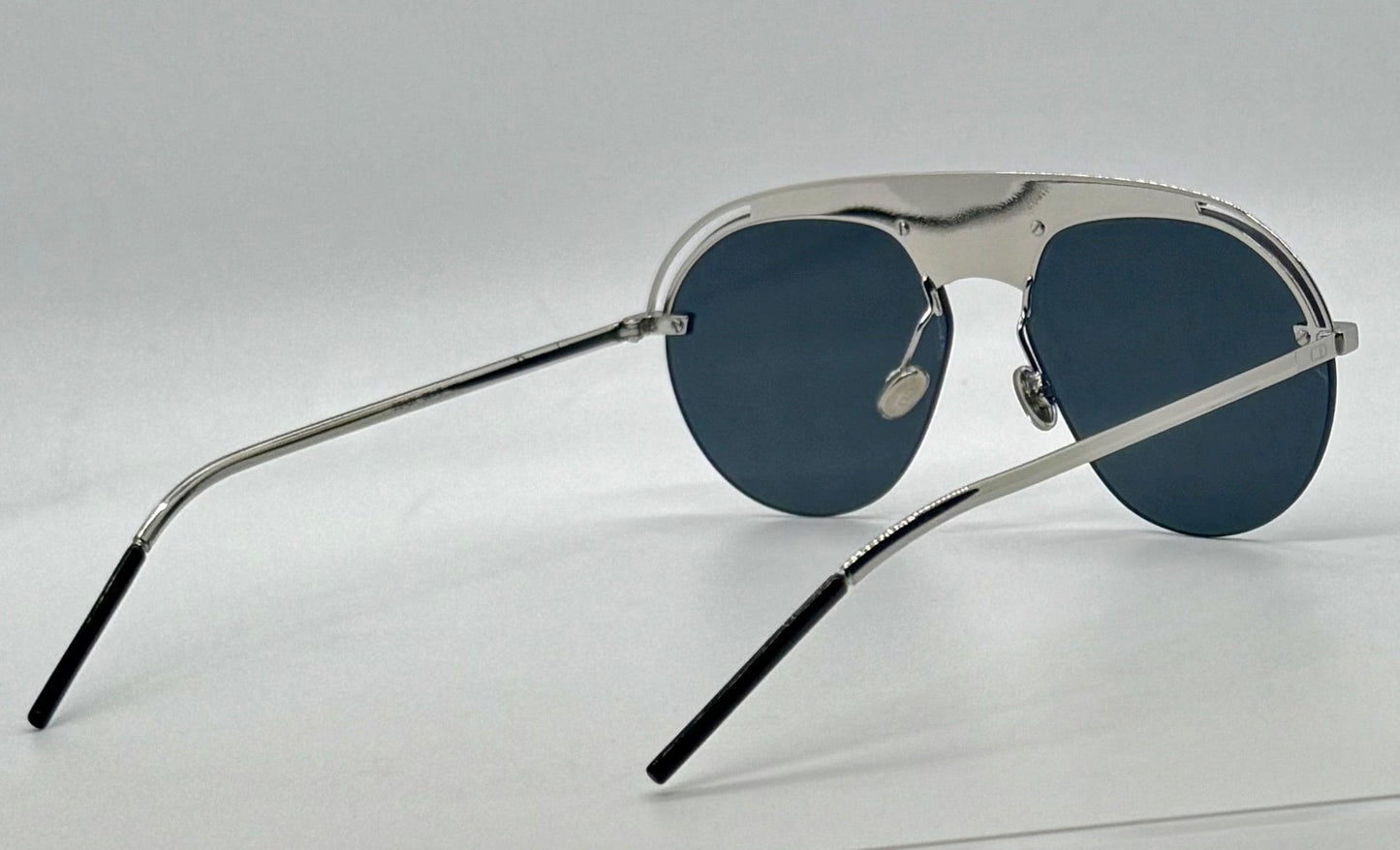 Dior Csa2K Dio(R)Evolution Sunglasses Black|Nickel Grey-Full Kit-New|Unworn