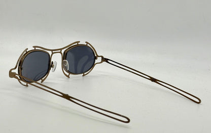 Raf Simons × Linda Farrow Raf13-C1 Bronze Sunglasses – Rare Collaboration
