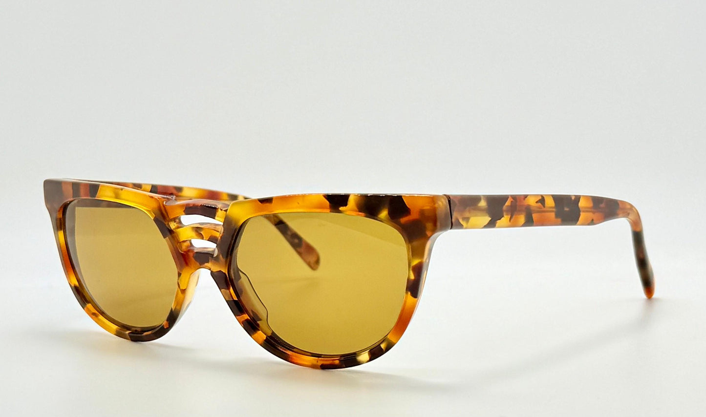 Vintage 1980s Alain Mikli O144 281 Sunglasses– Handmade in France-Original Glass Lenses