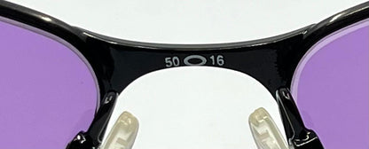 Oakley Flawless 2.0 Brushed Chrome Vintage Sunglasses  w|New Solid Purple Custom Tinted Lenses